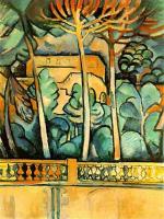 Georges Braque - Terrace of Hotel Mistral at Estaque
